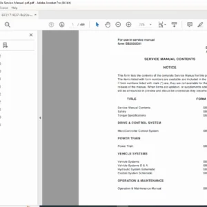 Daewoo BC20S BC25S BC30S Electric Lift Truck Service Manual PDF