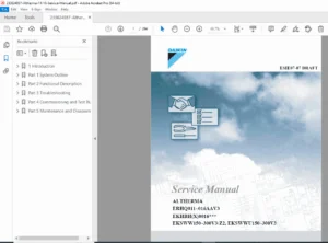 Daikin Altherma ERHQ011-016AAV3 Service Manual PDF