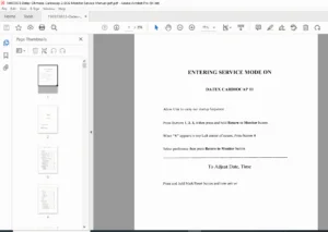 Datex-Ohmeda Cardiocap II CG-Series Service Manual PDF