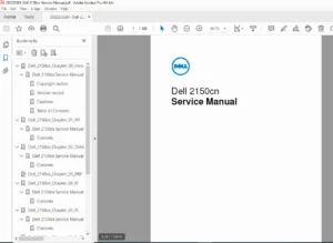 Dell 2150cn Color Laser Printer Service Manual PDF