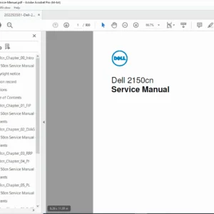 Dell 2150cn Color Laser Printer Service Manual PDF
