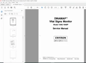 Dinamap 1846SX 1846SX-P Service Manual Patient Monitor Repair Guide PDF