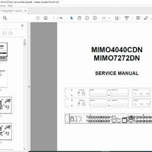 Ecler MIMO7272DN & MIMO4040CDN Service Manual PDF
