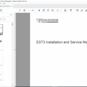 Edwards EST3 Installation and Service Manual PDF DOWNLOAD