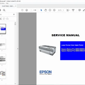 Epson Stylus Pro 3800 3880 Service Manual PDF DOWNLOAD