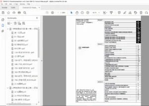Foton Auman BJ4183 Tractor Truck Service Manual PDF