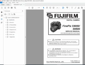 Fujifilm FinePix S9000 / S9500 Digital Camera Service & Repair Manual PDF