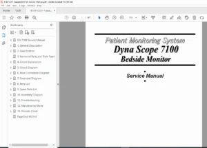 Fukuda DS-7100 Diagnostic System Service Manual PDF