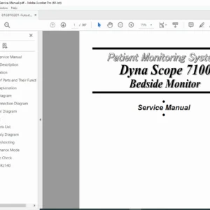 Fukuda DS-7100 Diagnostic System Service Manual PDF