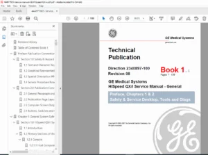 GE HiSpeed QX/i CT Scanner Service Manual  General Overview PDF