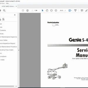 Genie S-40 Service Manual PDF – Repair, Schematics & Troubleshooting