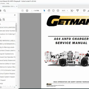 Getman A64 ANFO Charger Service Manual PDF DOWNLOAD