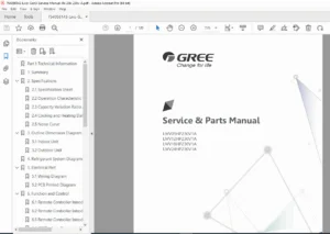 Gree Livo Gen3 Service Manual LIVV12HP230V1A Repair PDF DOWNLOAD