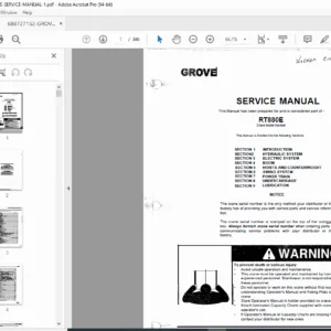 Grove RT880E Rough Terrain Crane Service Manual PDF DOWNLOAD