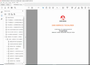 Holden Service Techlines 2000 PDF DOWNLOAD