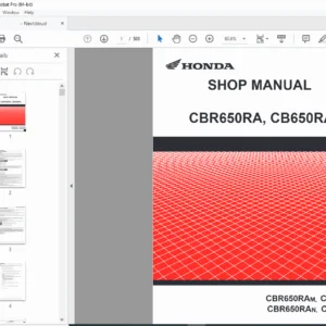 Honda CBR650RA / CB650RA 2021–2022 Shop Manual PDF