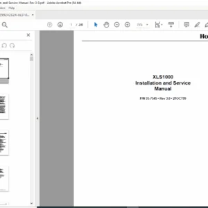 Honeywell XLS1000 Installation Manual & Service Guide PDF