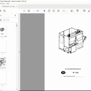 Hydmech H-14A Bandsaw Service & Parts Manual Maintenance & Schematics PDF