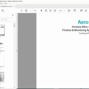 International Biomedical AeroNOx Nitric Oxide System Service Manual PDF