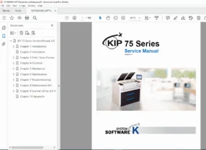 KIP 7570 Series Wide Format LED Printer MFP Service Repair Manual PDF