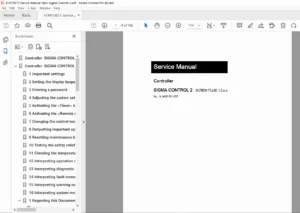 Kaeser SIGMA CONTROL 2 Service Manual PDF (Screw Fluid Controller)