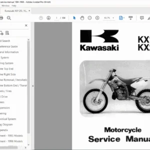 Kawasaki KX125 & KX250 Service Manual (1994–1998) PDF DOWNLOAD