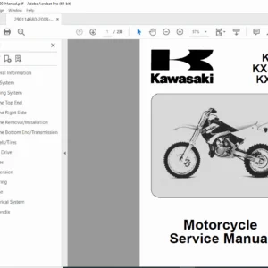 Kawasaki KX85 & KX100 Service Manual PDF DOWNLOAD