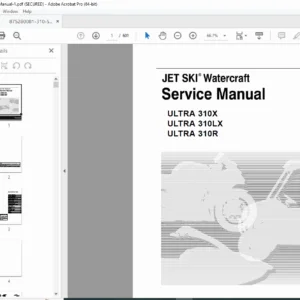 Kawasaki Ultra 310 Service Manual PDF Download