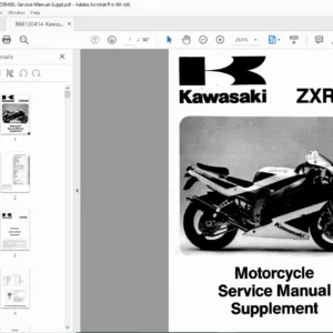 Kawasaki ZXR400L Service Manual Supplement - Motorcycle Repair Guide PDF