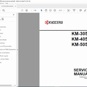 Kyocera KM-3050 KM-4050 KM-5050 Service Manual – Full Repair Guide PDF