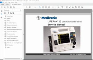 LIFEPAK 12 Defibrillator/Monitor Service Manual PDF (Repair & Calibration)