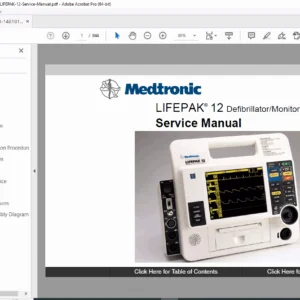 LIFEPAK 12 Defibrillator/Monitor Service Manual PDF (Repair & Calibration)