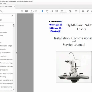 Laserex Tango Ultra Q Solo Service Manual – Repair & Calibration PDF
