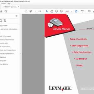 Lexmark E260d/E260dn Service Manual (4513-220/230) PDF