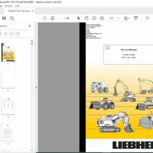 Liebherr PR 711B PR 741B Crawler Dozer Service Manual PDF DOWNLOAD