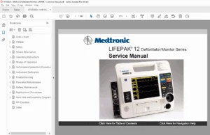 Medtronic LIFEPAK 12 Defibrillator Service Manual PDF (2005)