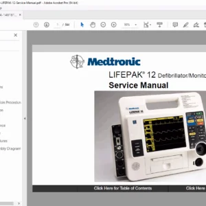 Medtronic LIFEPAK 12 Defibrillator Service Manual PDF (2005)