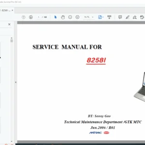 MiTac 8258I Notebook Service Manual PDF DOWNLOAD