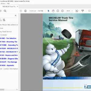 Michelin Truck Tire Service Manual (2011)  Commercial Tire Maintenance Guide PDF