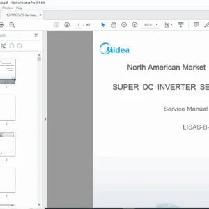 Midea Super DC Inverter Series Service Manual 2012 PDF