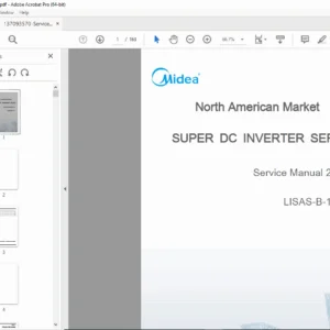 Midea Super DC Inverter Service Manual PDF (2012)