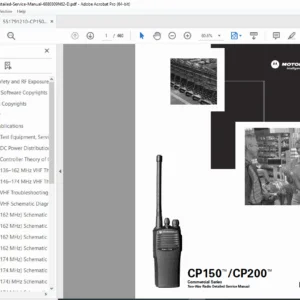 Motorola CP150/CP200 Detailed Service Manual PDF (2012)