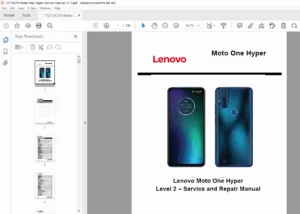 Motorola Moto One Hyper Service Repair Manual PDF