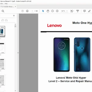 Motorola Moto One Hyper Service Repair Manual PDF