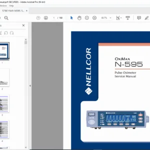 Nellcor N-595 Pulse Oximeter Service Manual Repair Troubleshooting PDF