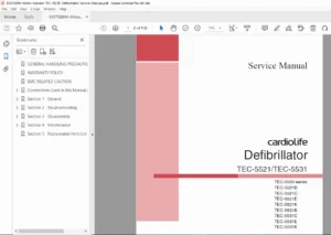 Nihon Kohden TEC-5521 / TEC-5531 Defibrillator Service Manual PDF