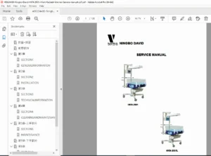 Ningbo David HKN-2001 Infant Radiant Warmer Service Manual PDF