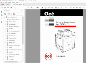 Océ 3121 3122 Service Manual PDF Download