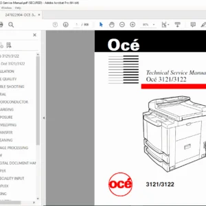 Océ 3121 3122 Service Manual PDF Download