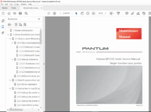 Pantum BP5100 Series Maintenance Manual PDF DOWNLOAD